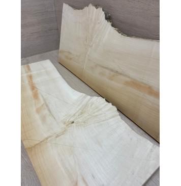 Клён Американский Каповый заготовка на топ Смешанный ААА 17.8х190-220х595 мм - 2шт (книжкой)-2