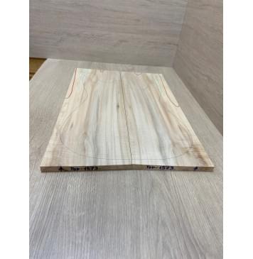 Клён Американский Волнистый заготовка на топ Смешанный АА Волна А 12х175х510 мм - 2 шт. (книжкой)-4