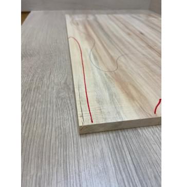 Клён Американский Волнистый заготовка на топ Смешанный АА Волна А 12х175х510 мм - 2 шт. (книжкой)-7