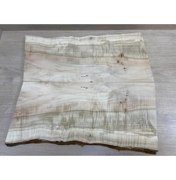 Клён Американский Волнистый заготовка на топ Смешанный А Волна АА 20х198-208х500 мм - 2 шт. (книжкой)-4