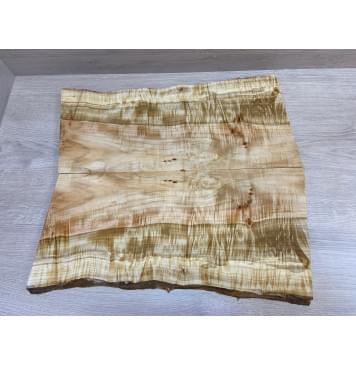 Клён Американский Волнистый заготовка на топ Смешанный А Волна АА 20х198-208х500 мм - 2 шт. (книжкой)-3