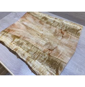 Клён Американский Волнистый заготовка на топ Смешанный А Волна АА 20х198-208х500 мм - 2 шт. (книжкой)-2