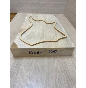 Клён Американский заготовка корпуса для Тревел гитары Смешанный АА 61х273-290х450 мм (Массив)-1