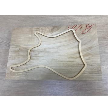 Клён Американский заготовка корпуса для Тревел гитары Смешанный АА 61х273-290х450 мм (Массив)-3