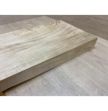 Клён Американский заготовка корпуса для Тревел гитары Смешанный АА 61х273-290х450 мм (Массив)-8