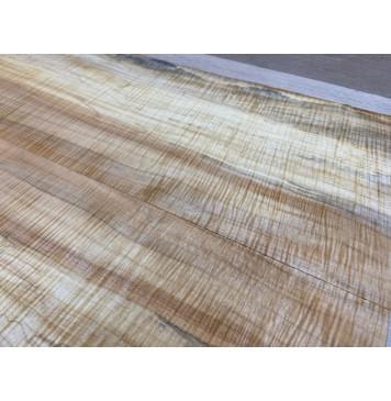 Клён Американский Волнистый заготовка на топ Радиал АА Волна ААА 13х193-200х525 мм - 2 шт. (книжкой)-8