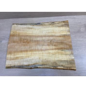 Клён Американский Волнистый заготовка на топ Радиал АА Волна ААА 13х193-200х525 мм - 2 шт. (книжкой)-11