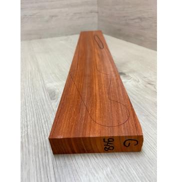 Падук заготовка грифа для электрогитары Радиал ААА 28х103х665 мм-3