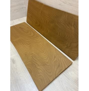 Клён Белый Печёный 180гр заготовка на топ Тангент ААА 15.5х222-228х628 мм - 2 шт (книжкой)-3