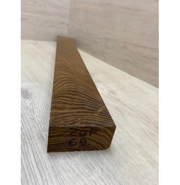 Ясень Печёный 180гр Волнистый заготовка для переклеенного грифа электрогитары Смешанный АА Волна АА 41х82х755 мм-2