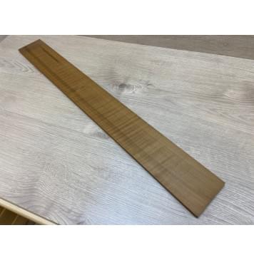 Клён Волнистый Печёный 180 гр заготовка накладки для электрогитары Радиал А Волна А 9х84х745 мм (Уценка-сучки)-0