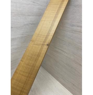 Клён Волнистый Печёный 180 гр заготовка накладки для электрогитары Радиал А Волна А 9х84х745 мм (Уценка-сучки)-4