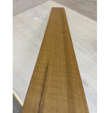 Клён Волнистый Печёный 180 гр заготовка накладки для электрогитары Радиал А Волна А 9х84х745 мм (Уценка-сучки)-1