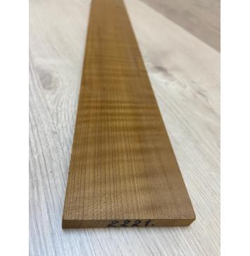 Клён Волнистый Печёный 180 гр заготовка накладки для электрогитары Радиал АА Волна АА 12х84х700 мм-2