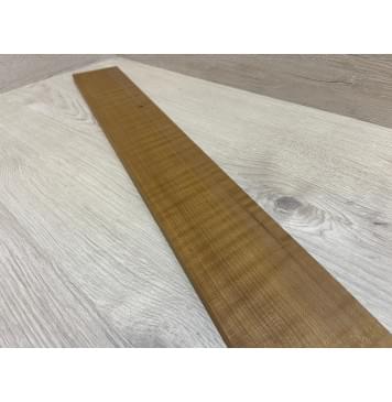 Клён Волнистый Печёный 180 гр заготовка накладки для электрогитары Радиал АА Волна АА 12х84х700 мм-3