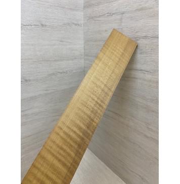 Клён Волнистый Печёный 180 гр заготовка накладки для электрогитары Радиал АА Волна АА 12х84х700 мм-9