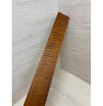 Клён Волнистый Печёный 180 гр заготовка накладки для электрогитары Радиал АА Волна АА 12х84х700 мм-12