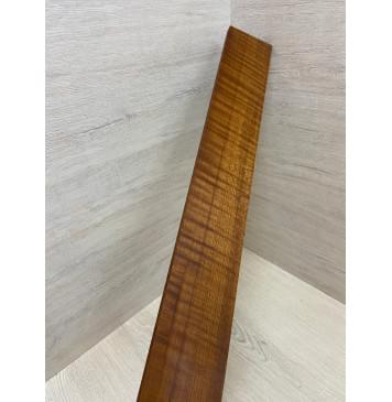 Клён Волнистый Печёный 180 гр заготовка накладки для электрогитары Радиал АА Волна АА 12х84х700 мм-14