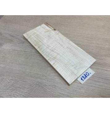 Клён Американский Белый Волнистый заготовка накладки на головку грифа Смешанный АА Волна АА 10х97х215 мм-0