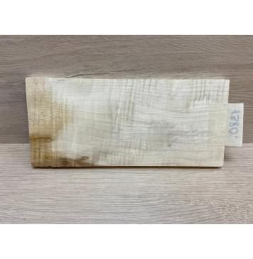 Клён Американский Белый Волнистый заготовка накладки на головку грифа Смешанный АА Волна АА 10х97х215 мм-4