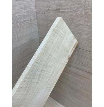 Клён Американский Белый Волнистый заготовка накладки на головку грифа Смешанный АА Волна АА 10х97х215 мм-1