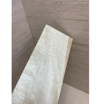 Клён Американский Белый Волнистый заготовка накладки на головку грифа Смешанный АА Волна АА 12х94х215 мм-7