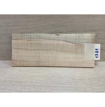 Клён Американский Волнистый заготовка накладки на головку грифа Радиал АА Волна ААА 4х97х240 мм-1