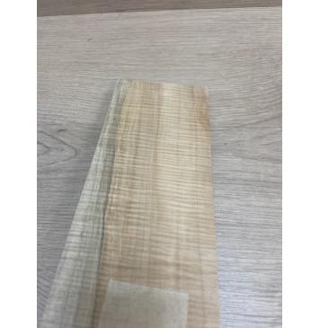 Клён Американский Волнистый заготовка накладки на головку грифа Радиал АА Волна ААА 4х97х240 мм-7