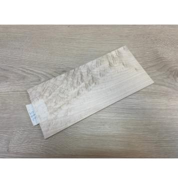 Клён Облачко заготовка накладки на головку грифа Смешанный ААА Волна ААА 7х116х255 мм-3