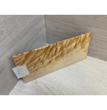 Клён Облачко заготовка накладки на головку грифа Смешанный ААА Волна ААА 7х116х255 мм-6