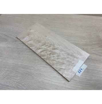 Клён Облачко заготовка накладки на головку грифа Смешанный ААА Волна ААА 8х117х255 мм-0