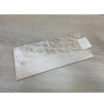 Клён Облачко заготовка накладки на головку грифа Смешанный ААА Волна ААА 8х117х255 мм-3