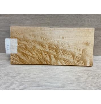 Клён Облачко заготовка накладки на головку грифа Смешанный ААА Волна ААА 8х117х255 мм-4
