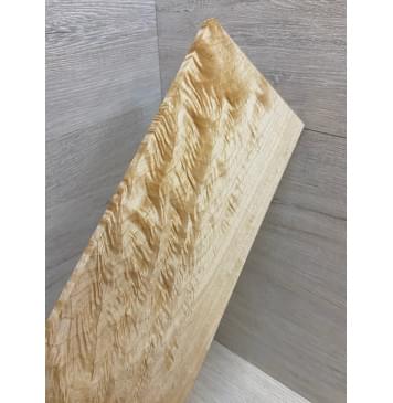 Клён Облачко заготовка накладки на головку грифа Смешанный ААА Волна ААА 8х117х255 мм-2