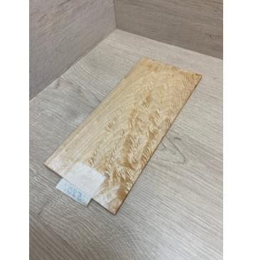 Клён Облачко заготовка накладки на головку грифа Смешанный ААА Волна ААА 6х116х250 мм-6