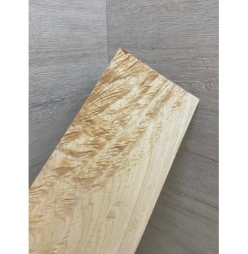 Клён Облачко заготовка накладки на головку грифа Смешанный ААА Волна ААА 6х116х250 мм-8