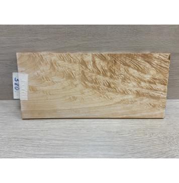 Клён Облачко заготовка накладки на головку грифа Смешанный ААА Волна ААА 6х116х250 мм-2