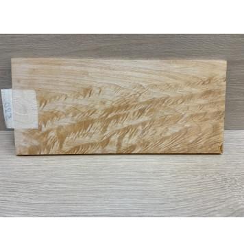 Клён Облачко заготовка накладки на головку грифа Смешанный ААА Волна ААА 6х116х250 мм-3