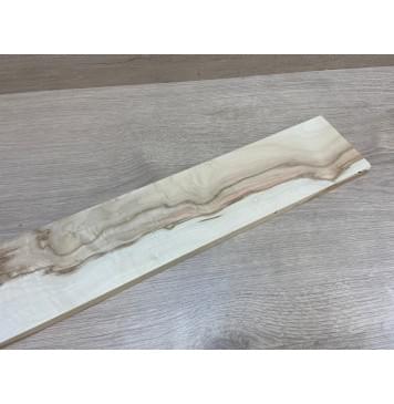 Клён Американский заготовка накладки для бас-гитары Смешанный ААА 13.2х98х660 мм-5