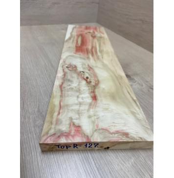 Клён Американский Каповый заготовка на топ Смешанный ААА 22.5х174х610 мм (1шт под распил)-4