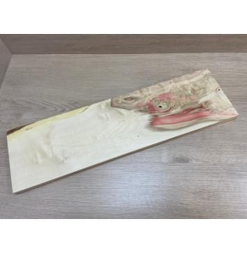 Клён Американский Каповый заготовка на топ Смешанный ААА 22.5х174х610 мм (1шт под распил)-6