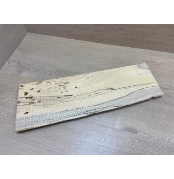Клён Американский Spalted Волнистый Универсальная заготовка Смешанный АА 19х140-165х500 мм-4