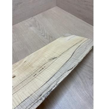 Клён Американский Spalted Волнистый Универсальная заготовка Смешанный АА 19х140-165х500 мм-7