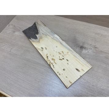 Клён Американский Spalted Волнистый Универсальная заготовка Смешанный АА 19х140-160х445 мм-0