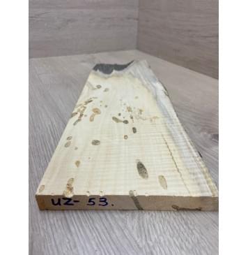 Клён Американский Spalted Волнистый Универсальная заготовка Смешанный АА 19х140-160х445 мм-1