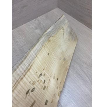Клён Американский Spalted Волнистый Универсальная заготовка Смешанный АА 19х140-160х445 мм-8