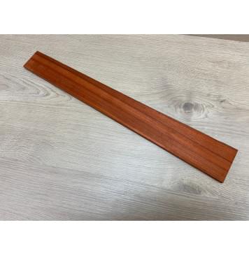 Падук заготовка накладки для электрогитары Радиал ААА 8.5х72-53х508 мм-0