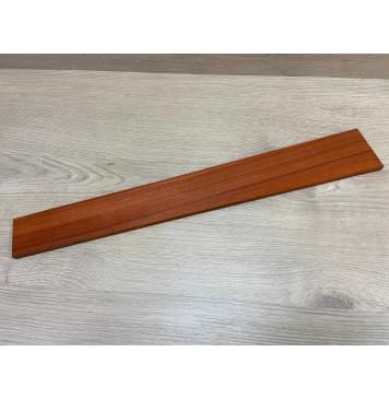 Падук заготовка накладки для электрогитары Радиал ААА 8.5х72-53х508 мм-3