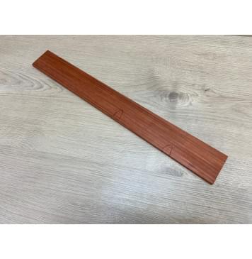 Падук заготовка накладки для электрогитары Радиал ААА 8.3х63-58х500 мм (Уценка-трещина)-0