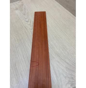 Падук заготовка накладки для электрогитары Радиал ААА 8.3х63-58х500 мм (Уценка-трещина)-9